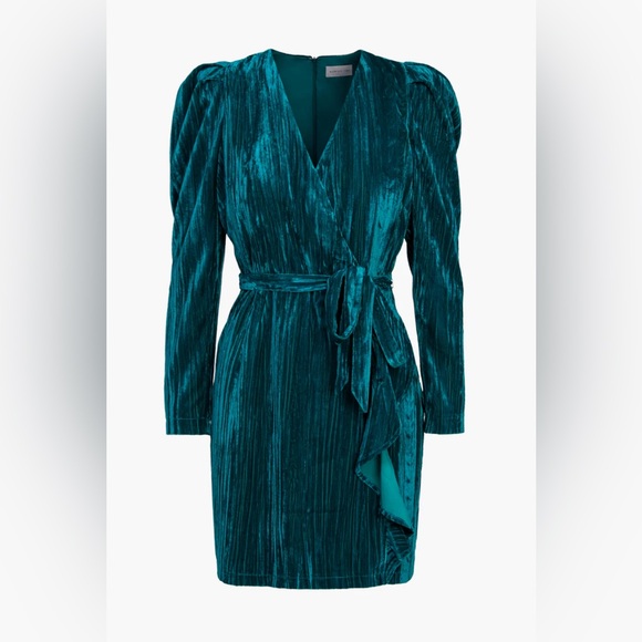 ADELYN RAE red velvet dress - Picture 1 of 6